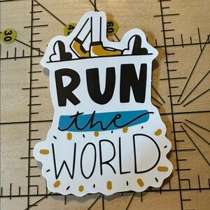 💜13/$13 +Bundle Sticker Sale | Run the World Inspiration Waterproof Sticker